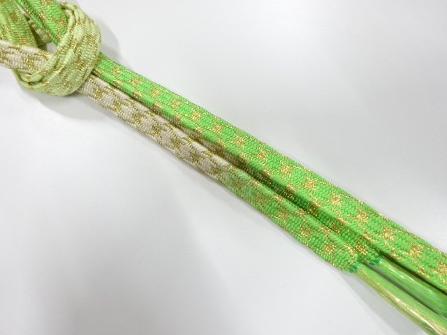 未使用品　正絹　手組帯締め